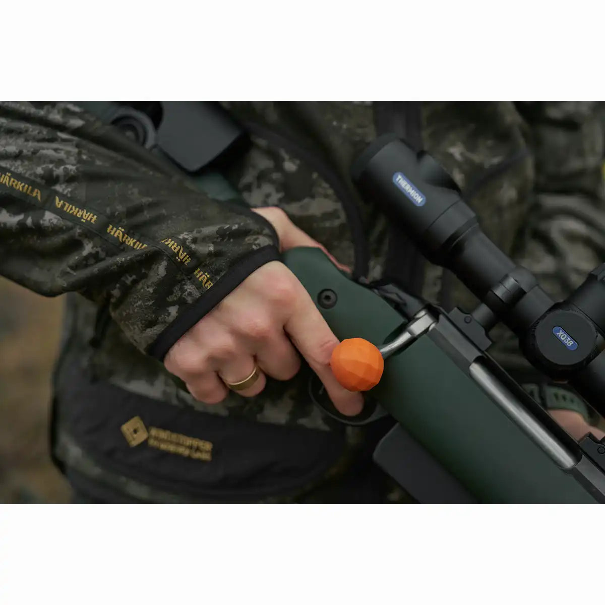 Harkila Kamko Noctyx WSP Reversible Fleece Jacket - AXIS MSP Black - Cuff