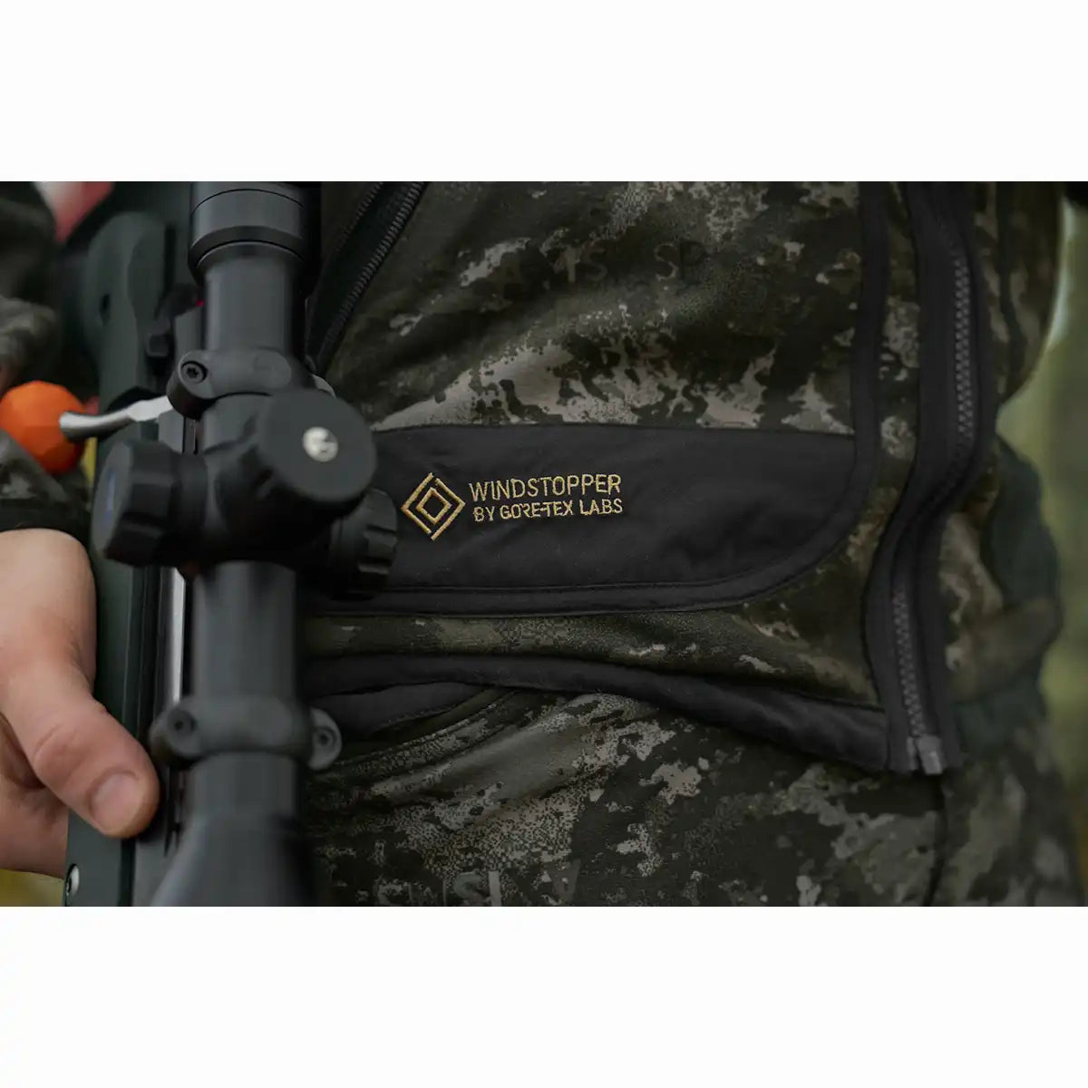 Harkila Kamko Noctyx WSP Reversible Fleece Jacket - AXIS MSP Black - Windstopper Logo