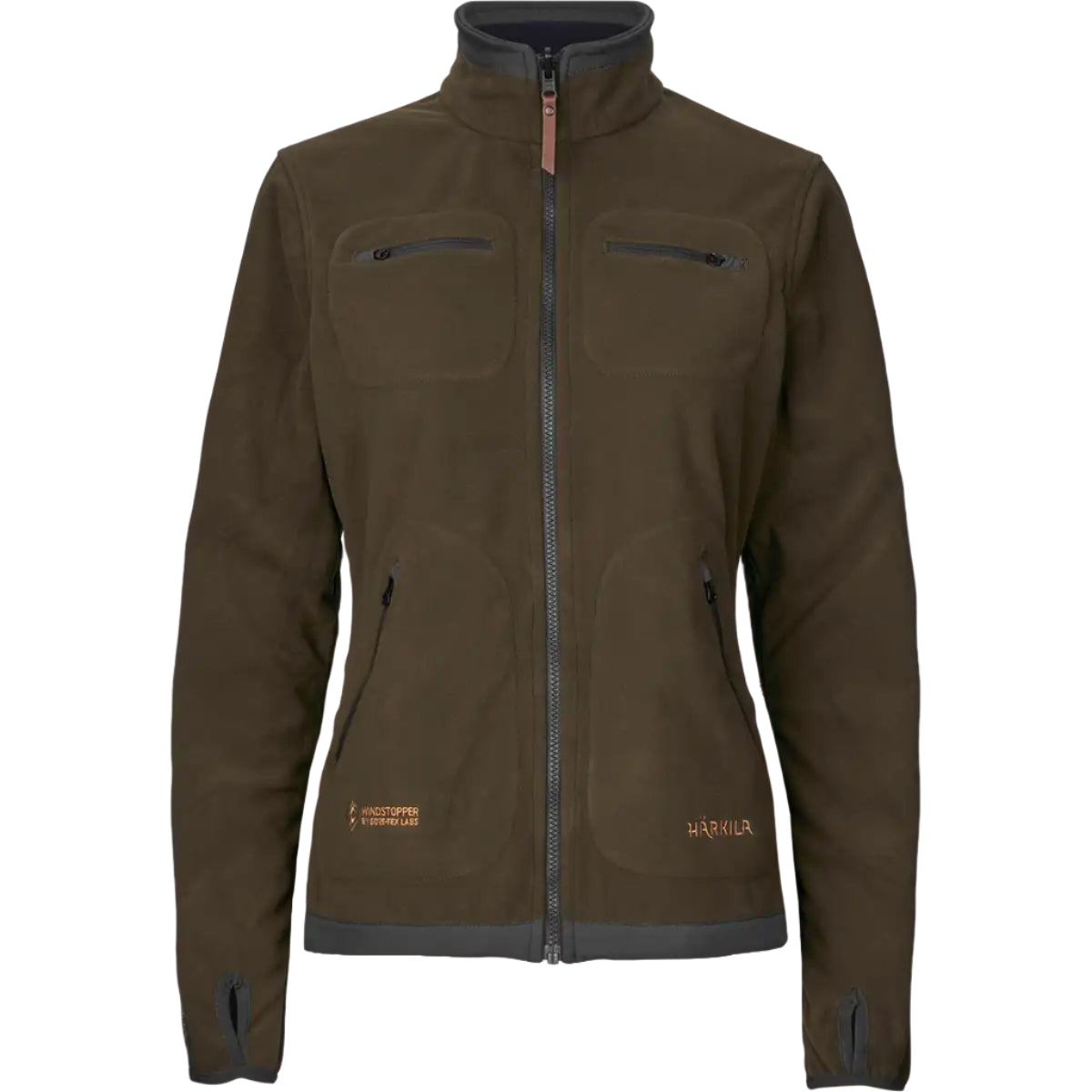 Harkila Kamko Women's Fleece Jacket - Willow Green - Front