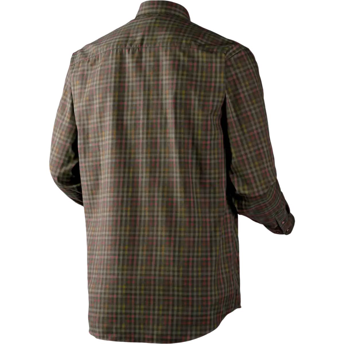 Harkila Milford Shirt - Beech Green Check - Rear
