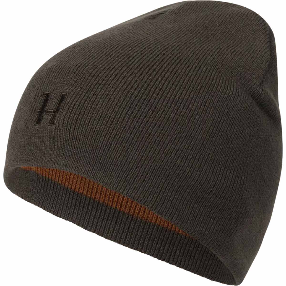 Harkila Reversible Beanie - Shadow Brown/Rustique Clay