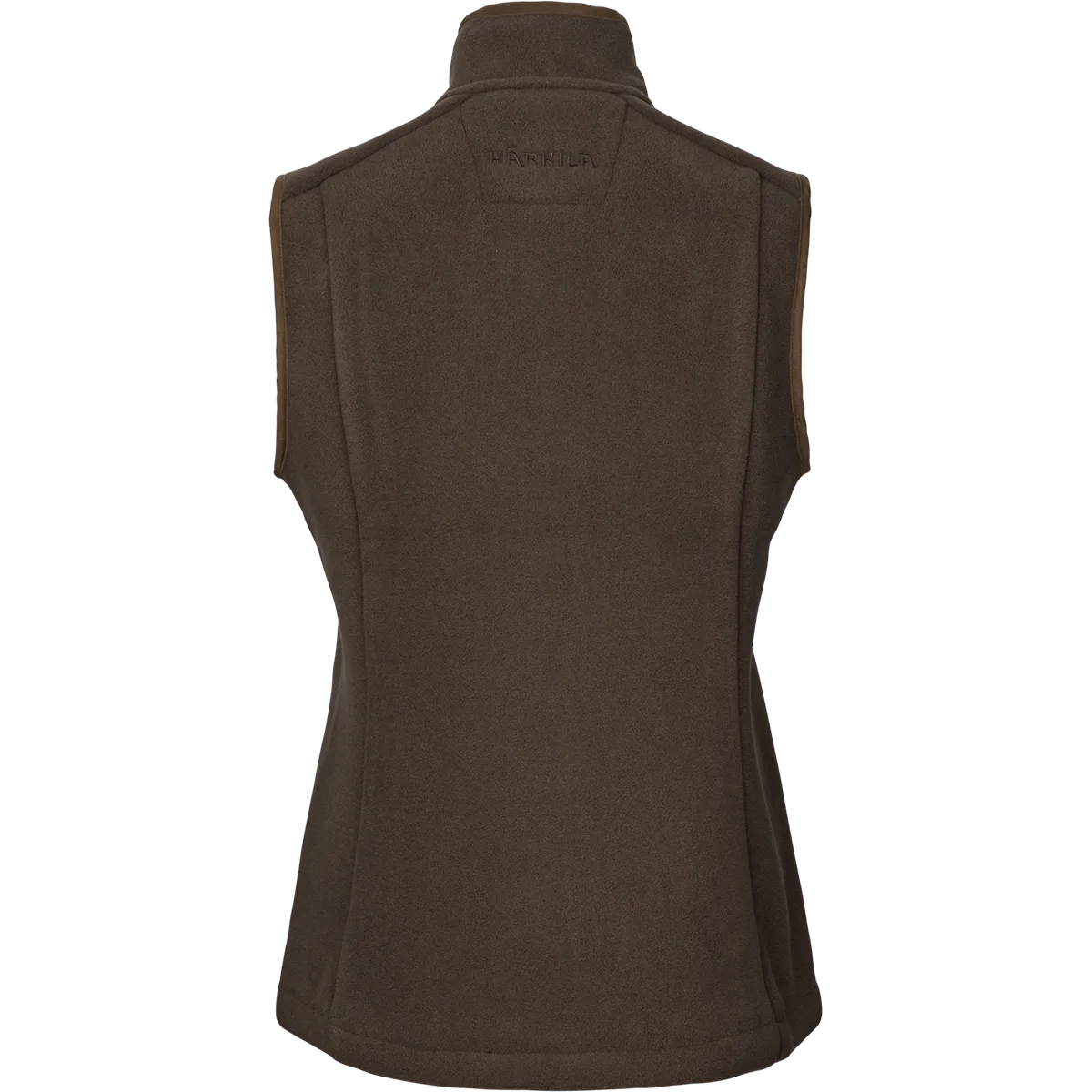Harkila Sandhem Women's Sherpa Fleece Waistcoat - Demitasse Brown - Rear