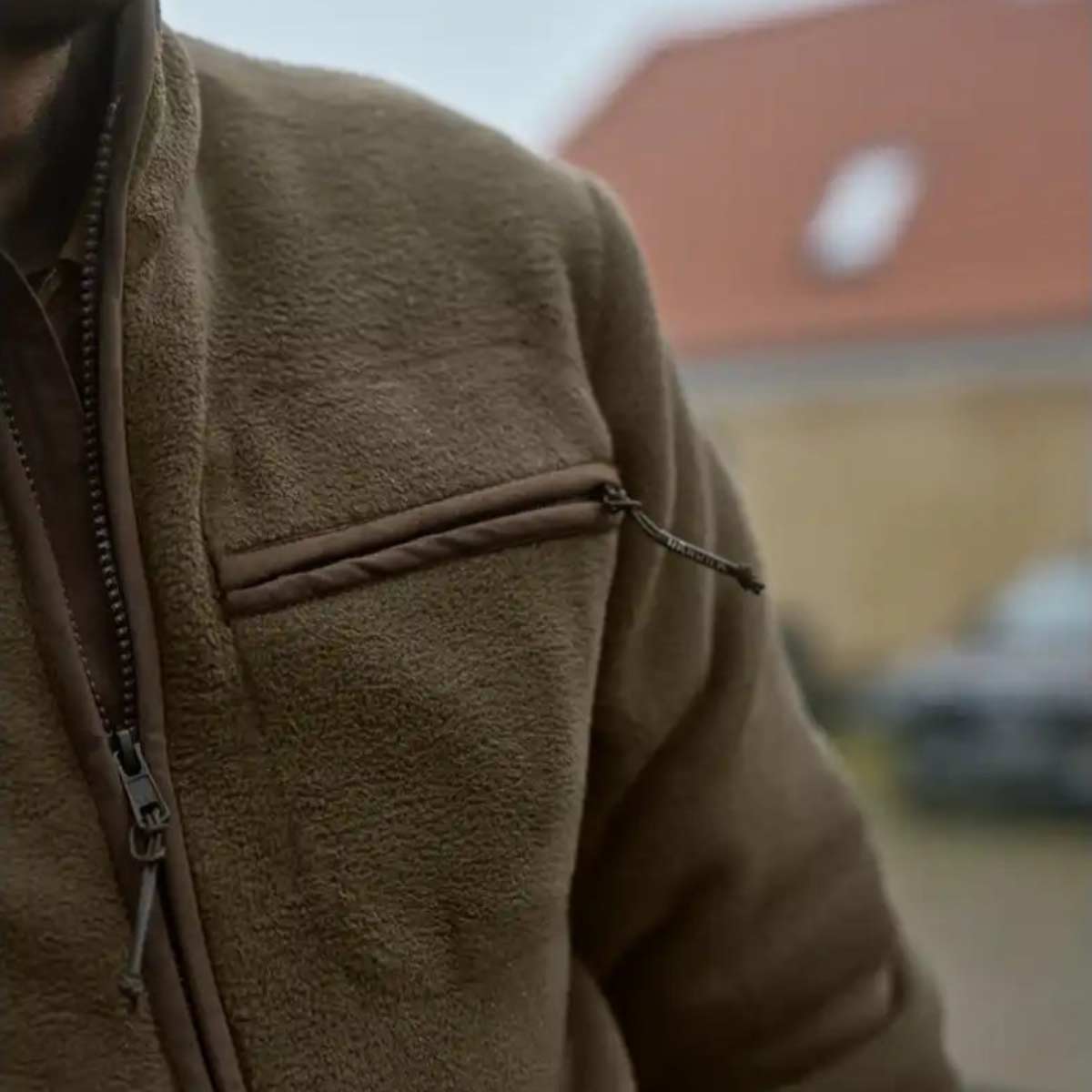 Harkila Torsby Fleece Jacket - Willow Green - Chest Pocket