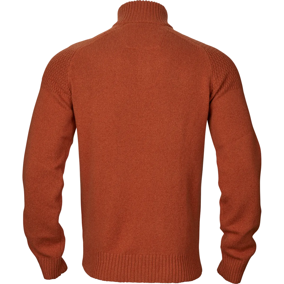 Harkila Vincent Merino Half Zip Pullover - Bombay Brown - Rear
