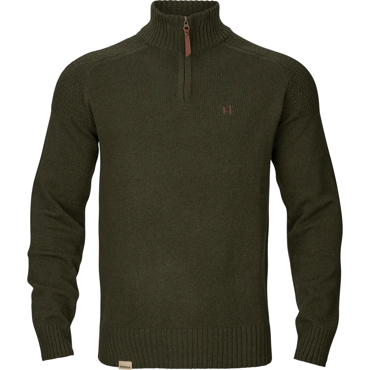 Harkila Vincent Merino Half Zip Pullover - Rosin - Front