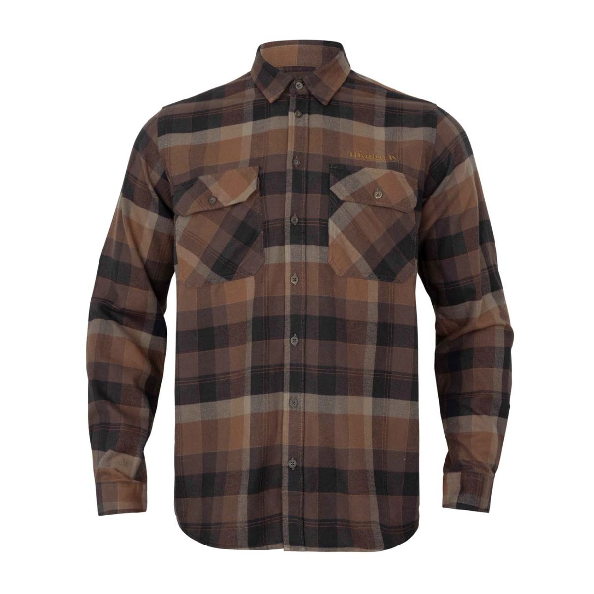 Harkila Asmund L/S Shirt - Rust Brown Check