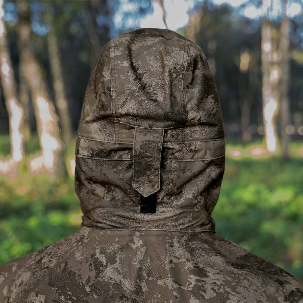 Harkila Forest Hunter GTX Camo Jacket - Hood - Rear