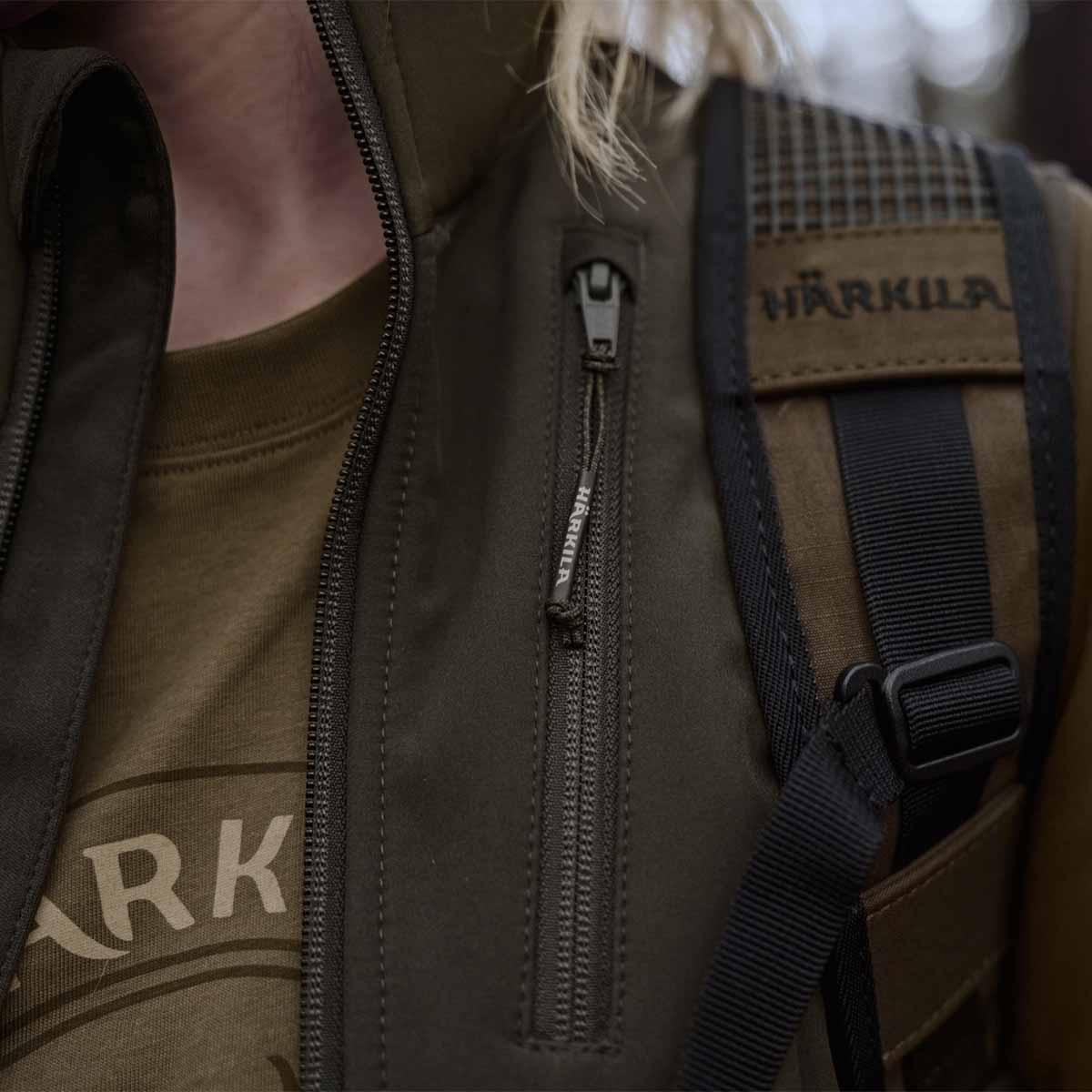 Harkila Scandinavian Women's Softshell Jacket - Detail