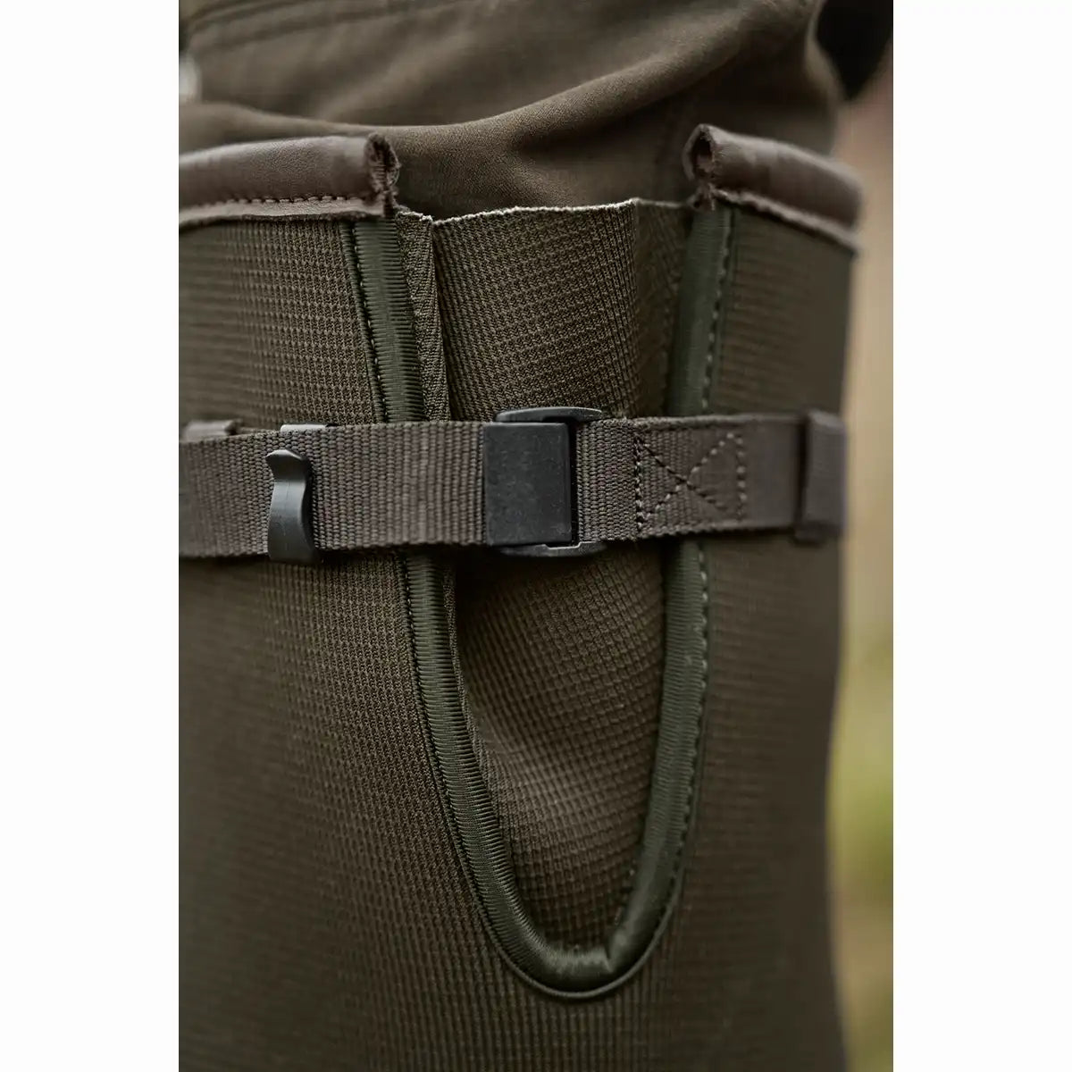 Harkila Wellies Forester Textile Rubber Boot - Gusset Close Up