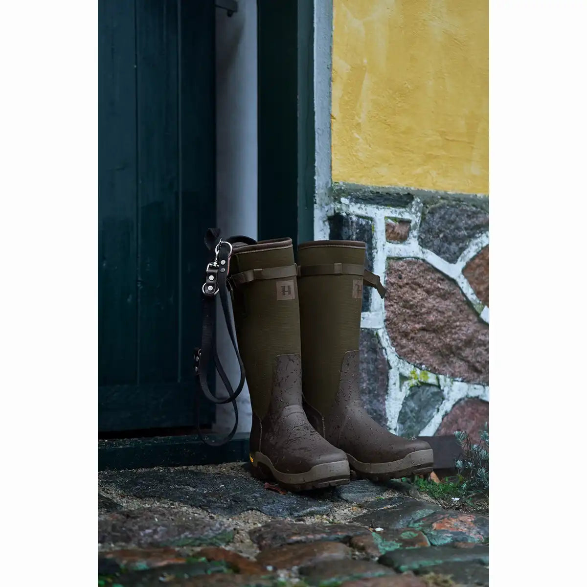 Harkila Wellies Forester Textile Rubber Boot - Lifestyle 