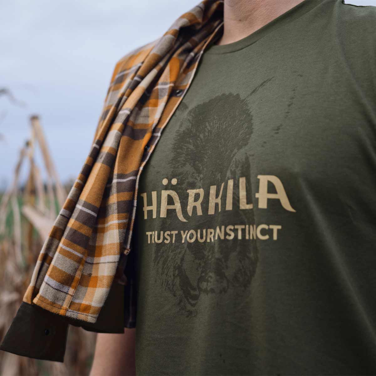 Harkila Wildboar Logo S/S T-Shirt - Detail