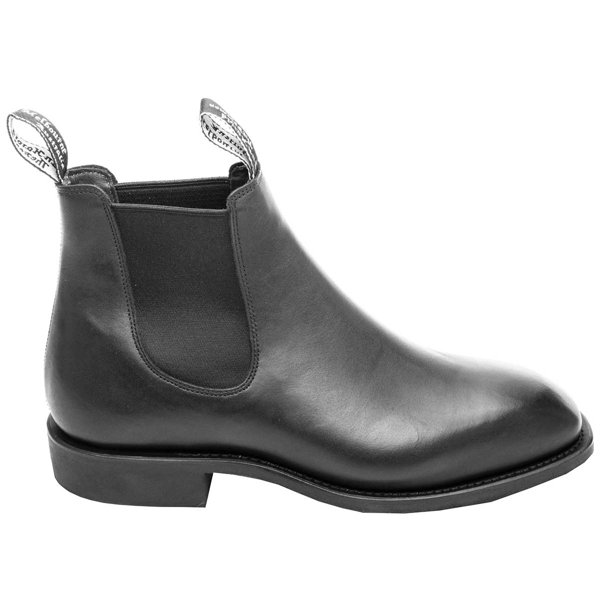 Harold Boots Grazier Men's Chelsea Dress Boots - Black