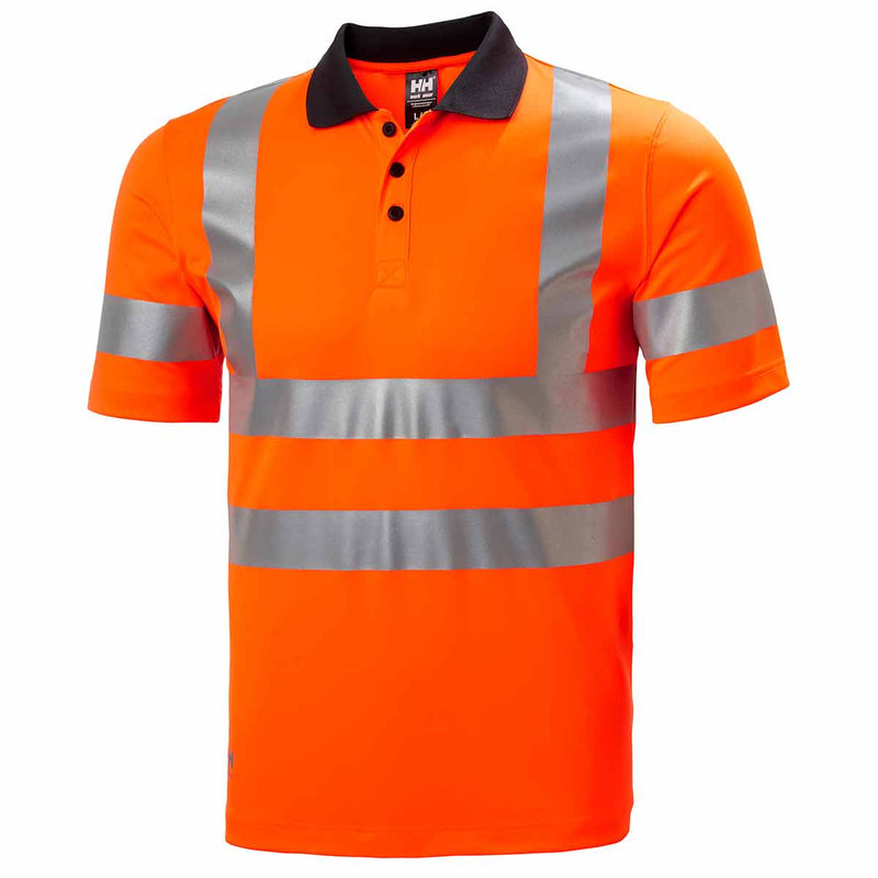 Helly Hansen ADDVIS Hi Vis Polo Shirt Orange