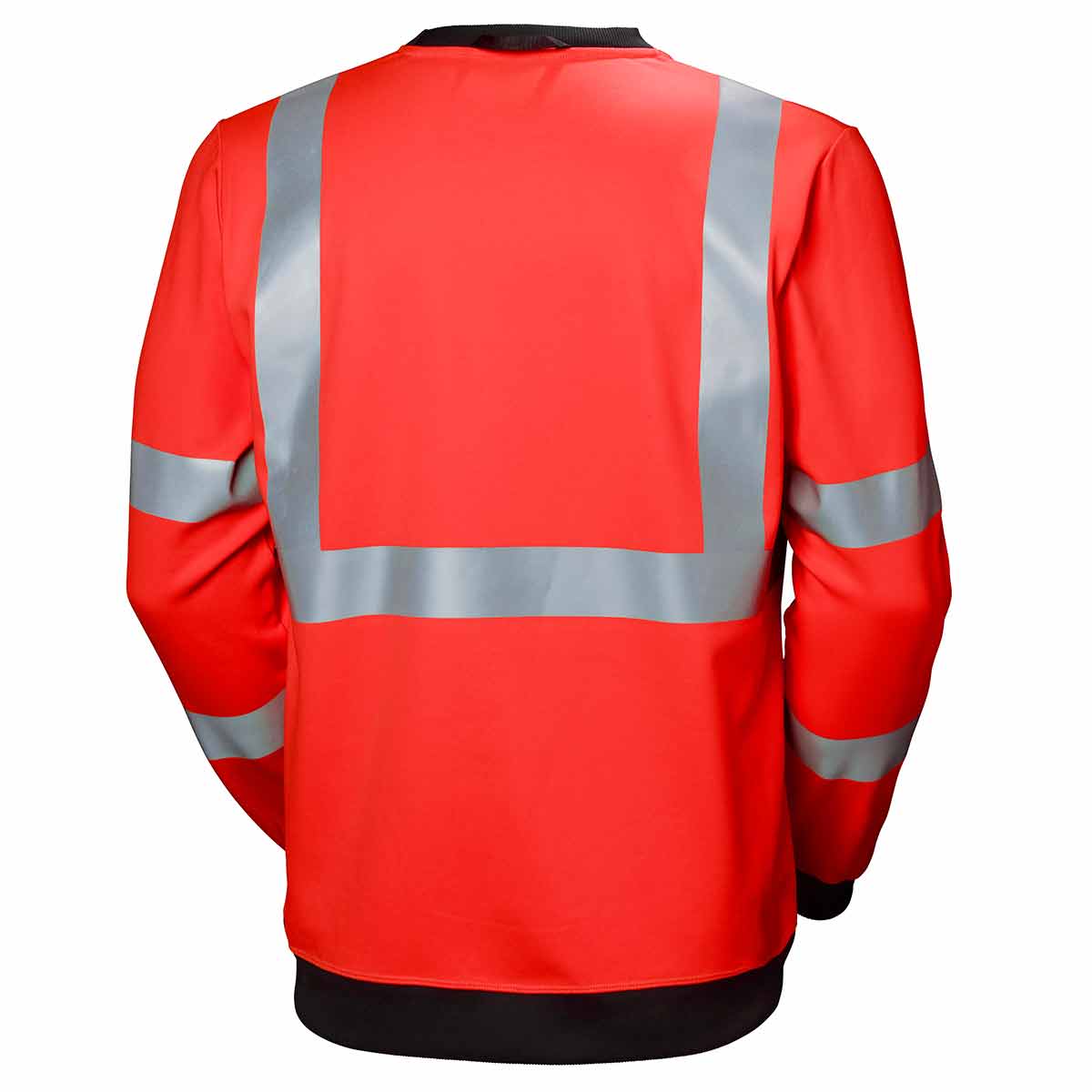 Helly Hansen ADDVIS Hi Vis Sweatshirt Red Rear