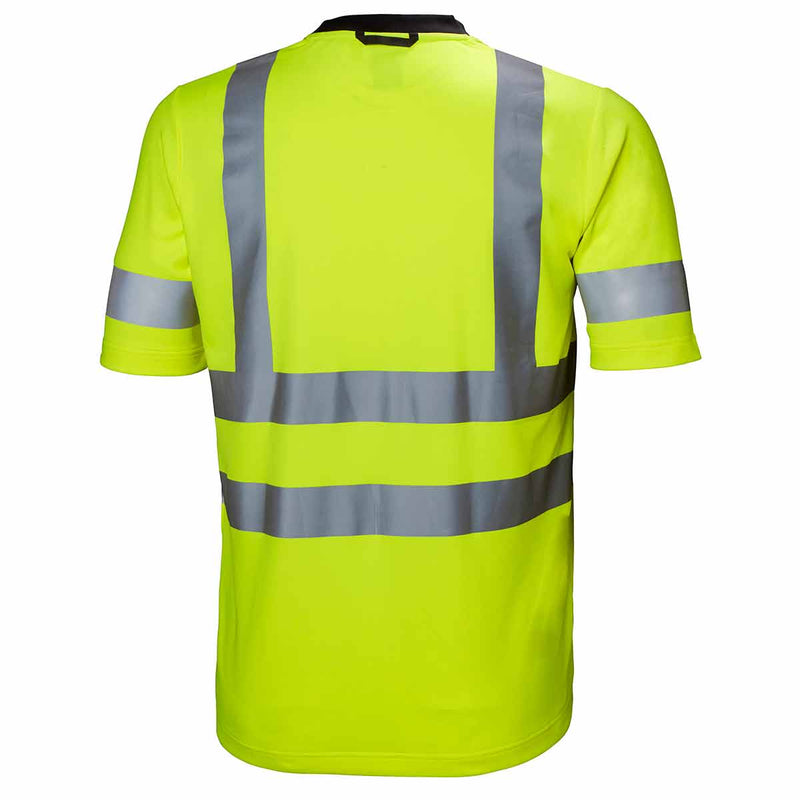 Helly Hansen ADDVIS Hi Vis T-Shirt Yellow Rear