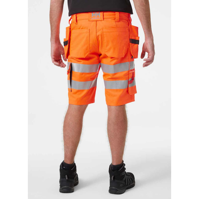     Helly-Hansen-Alna-2.0-Hi-Vis-Construction-Shorts-Orange-onbody-rear