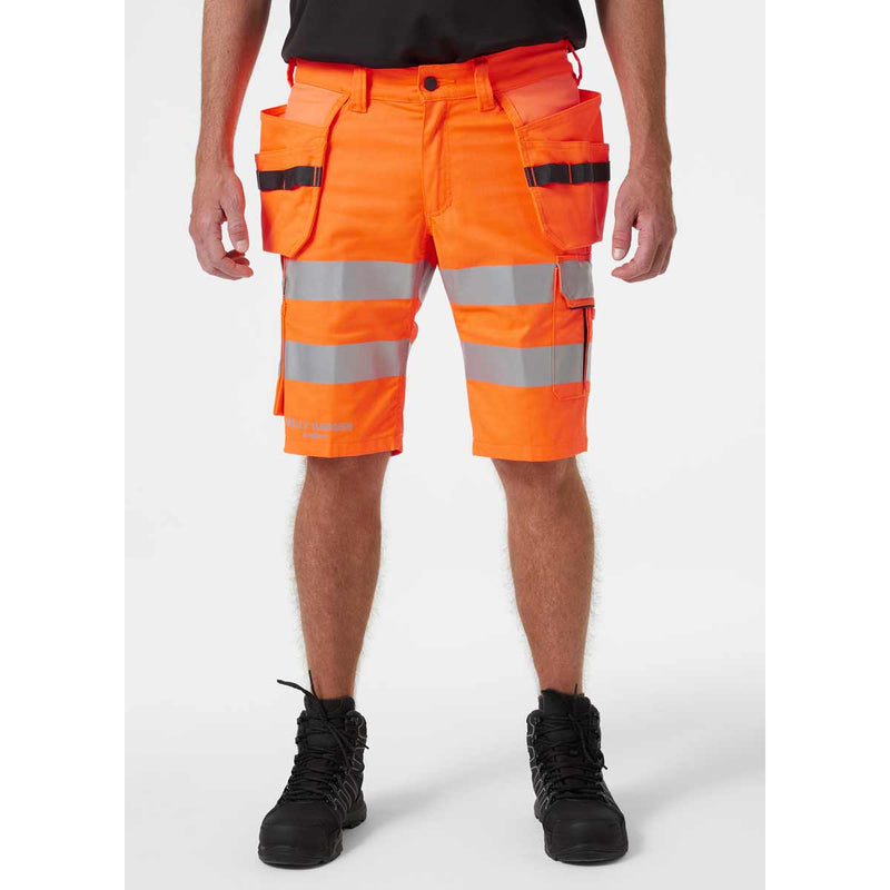    Helly-Hansen-Alna-2.0-Hi-Vis-Construction-Shorts-Orange-onbody