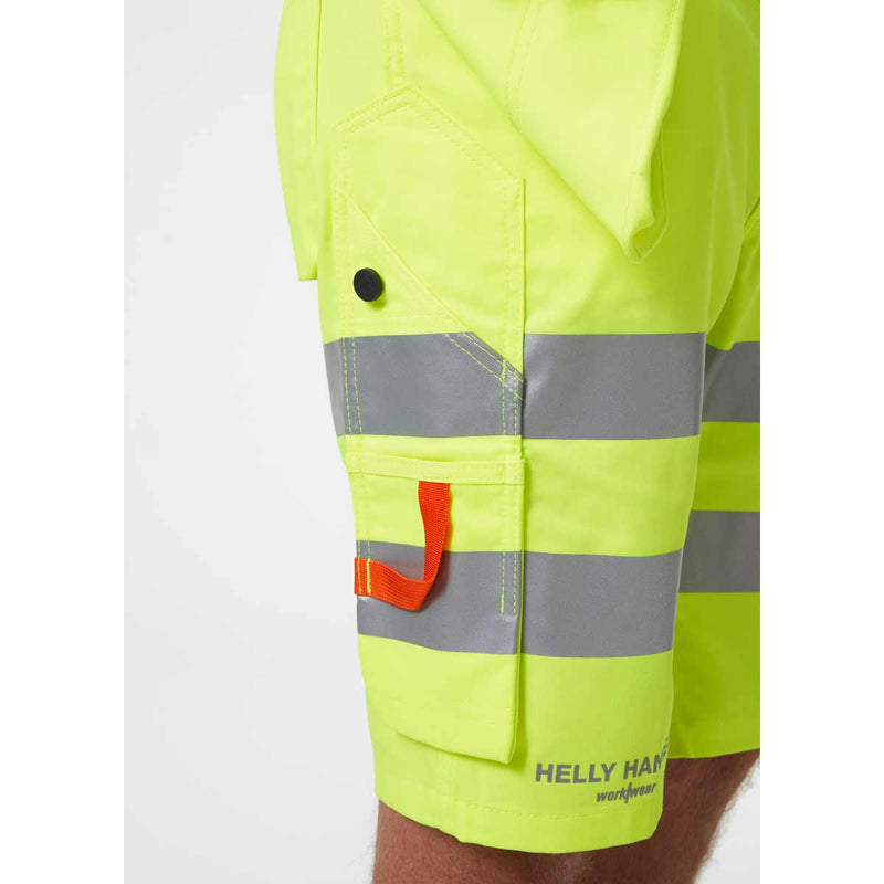     Helly-Hansen-Alna-2.0-Hi-Vis-Construction-Shorts-yellow-side-pocket