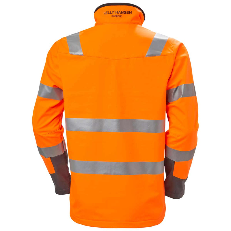       Helly-Hansen-Alna-2.0-Hi-Vis-Softshell-Jacket-Orange-Rear