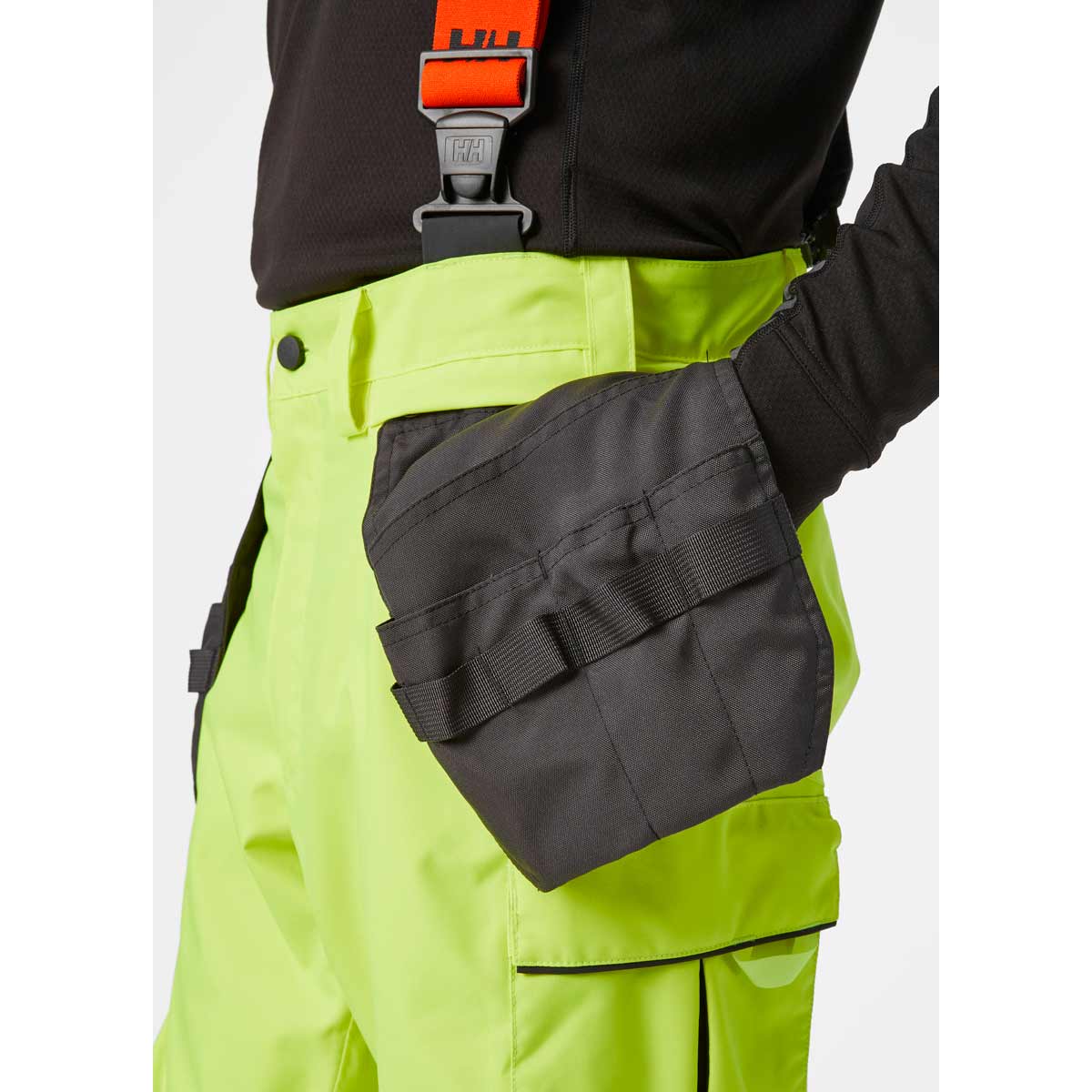 Helly-Hansen-Alna-2.0-Hi-Vis-Waterproof-Shell-Construction-Bib-Pant-Class-2-Yellow-pockets