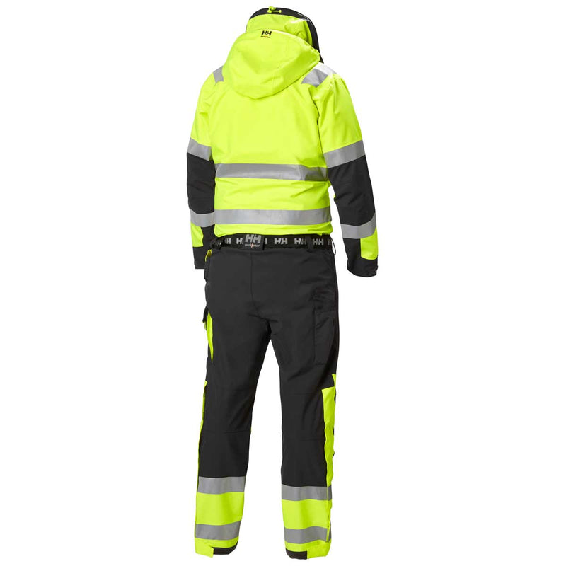     Helly-Hansen-Alna-2.0-Hi-Vis-Waterproof-Shell-Suit-Yellow--Rear