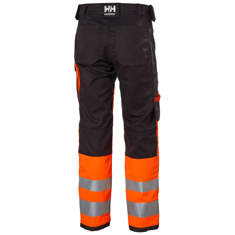     Helly-Hansen-Alna-2.0-Hi-Vis-Work-Pant-Class-1-Orange-Rear