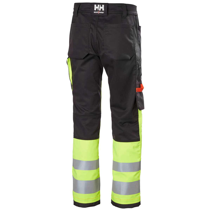       Helly-Hansen-Alna-2.0-Hi-Vis-Work-Pant-Class-1-Yellow-Rear