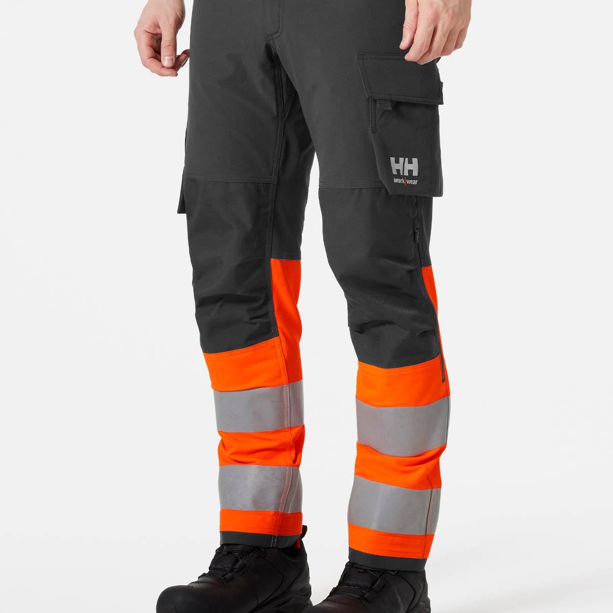 Helly Hansen Alna 4X Work Pant CL1 - Orange/Ebony