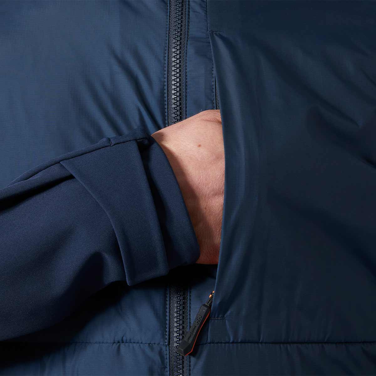 Helly Hansen Chelsea Evolution 2.0 Insulated Softshell Jacket - Navy - Chest Pocket