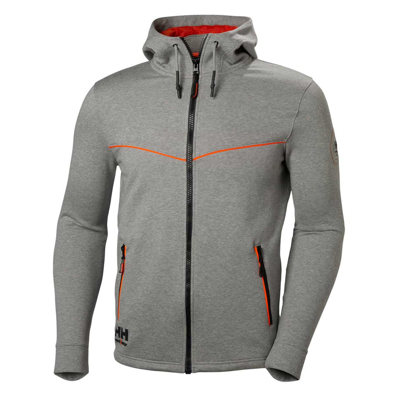 Helly Hansen Chelsea Evolution Zip Hoodie Grey Melange