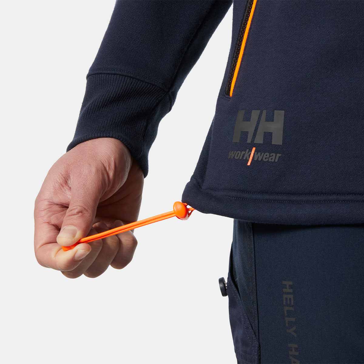 Helly Hansen Chelsea Evolution Zip Hoodie - Navy - Draw String