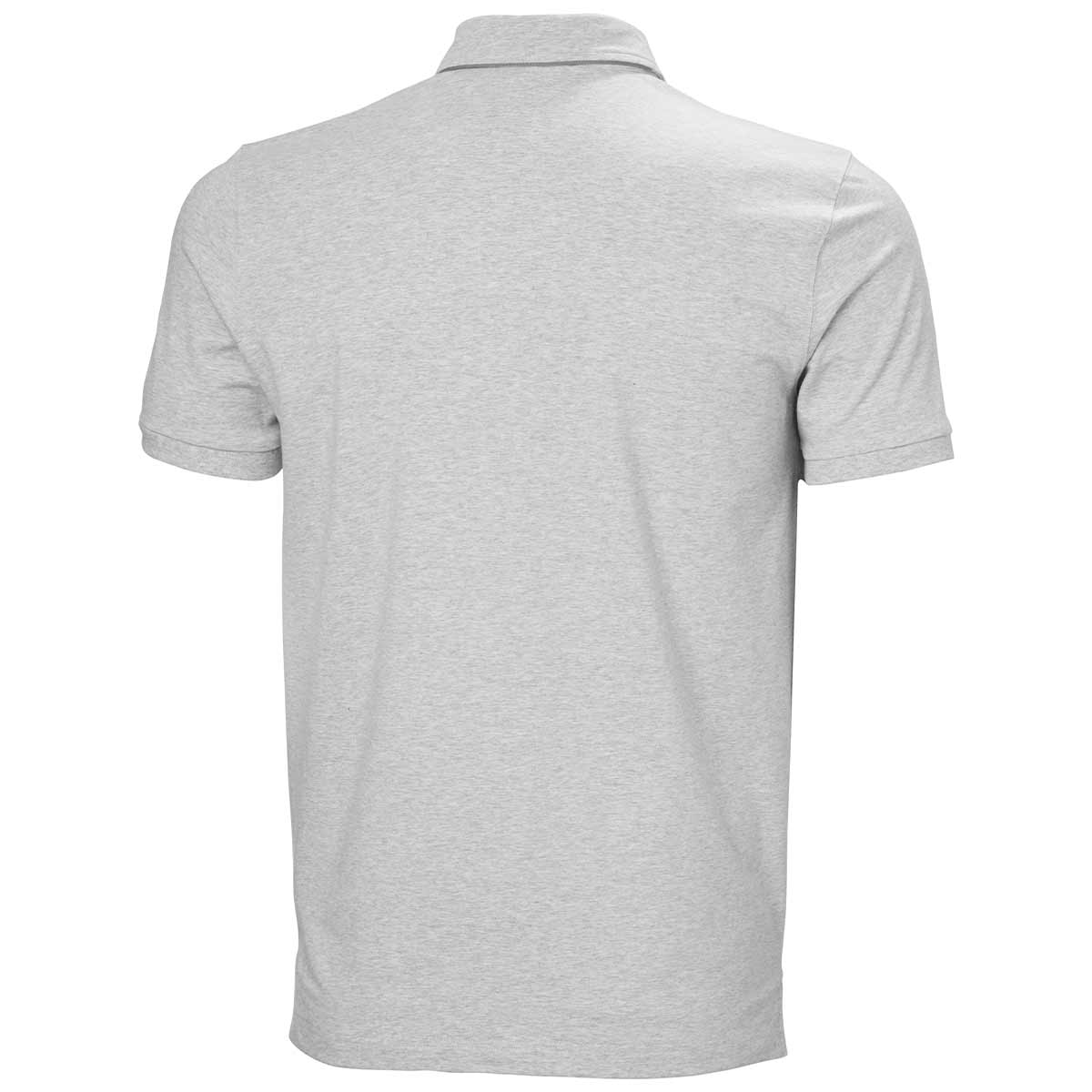 Helly Hansen Evo Polo Shirt - Grey Melange - Rear