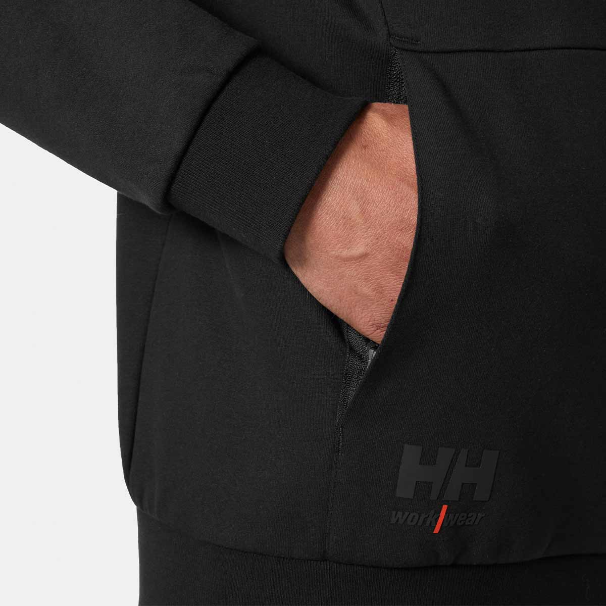 Helly Hansen Evo Zip Sweatshirt - Black - Pocket