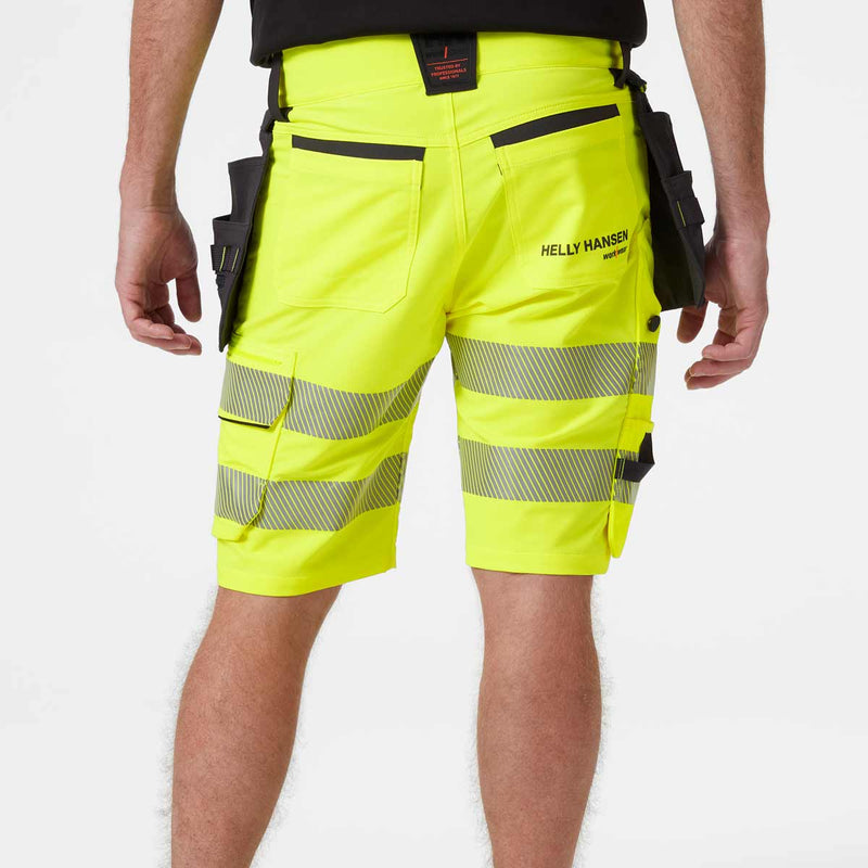       Helly-Hansen-ICU-Construction-Shorts-Yellow-Onbody-rear