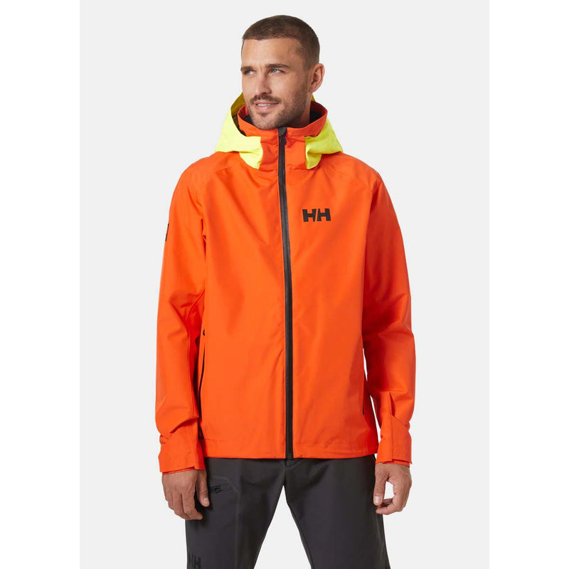 Helly Hansen Inshore Cup Sailing Jacket - Flame - On Model