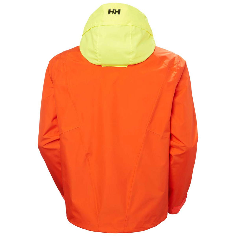 Helly Hansen Inshore Cup Sailing Jacket - Flame - Rear