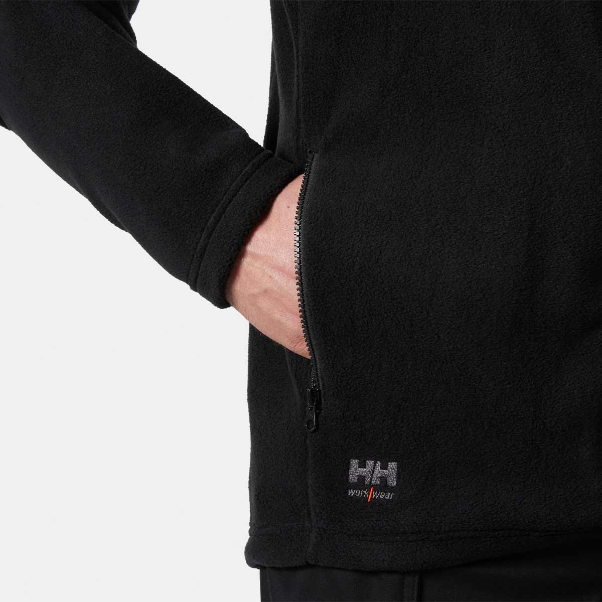 Helly Hansen Manchester 2.0 Zip In Fleece Jacket - Black - Pocket