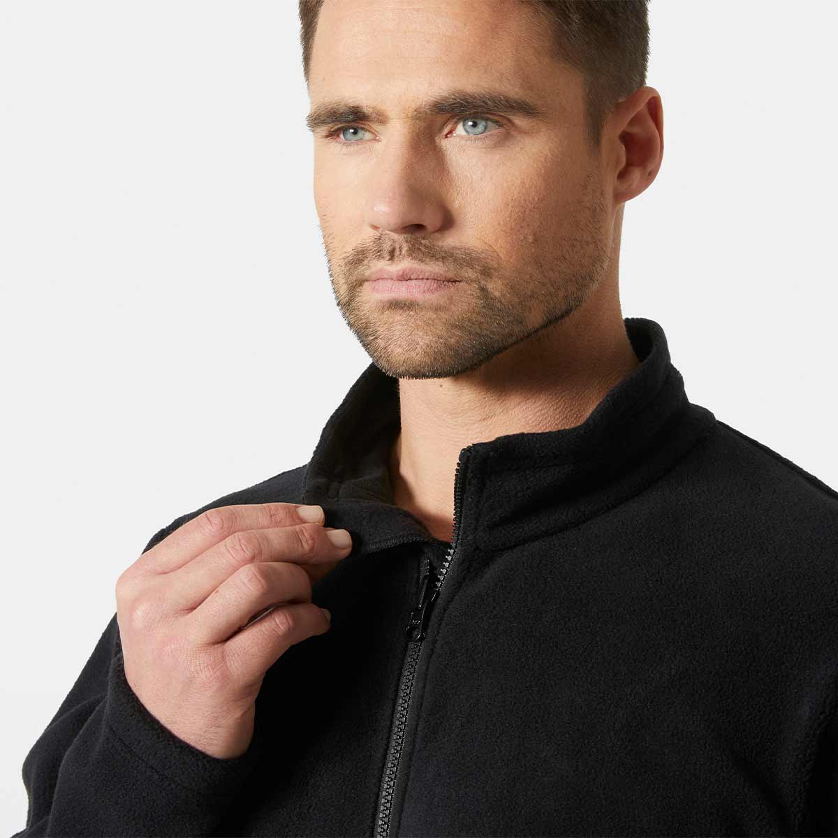 Helly Hansen Manchester 2.0 Zip In Fleece Jacket - Black - Collar