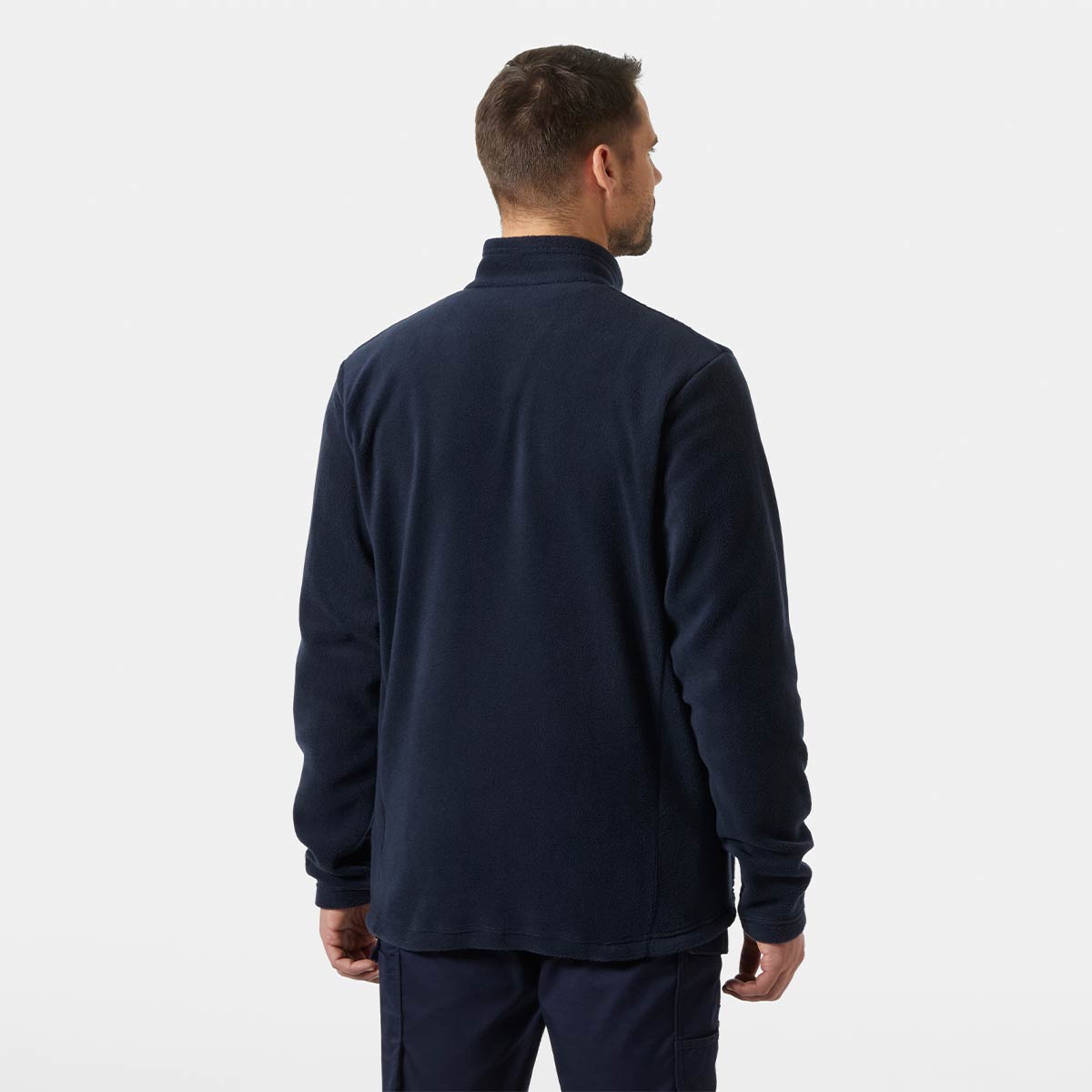 Helly Hansen Manchester 2.0 Zip In Fleece Jacket - Navy - Rear