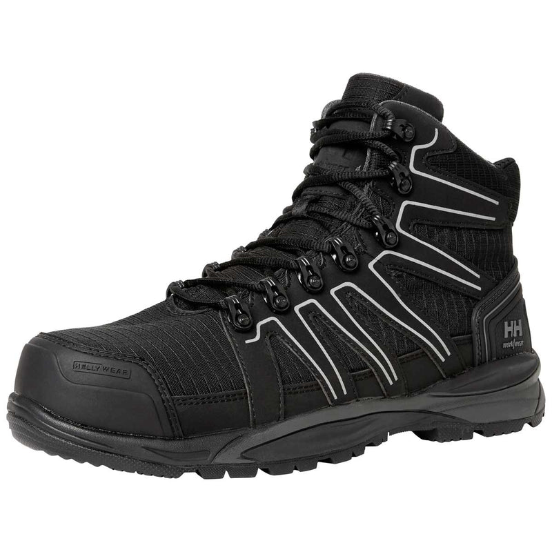       Helly-Hansen-Manchester-Composite-Toe-Safety-Mid-Shoes-S3-Front--Black
