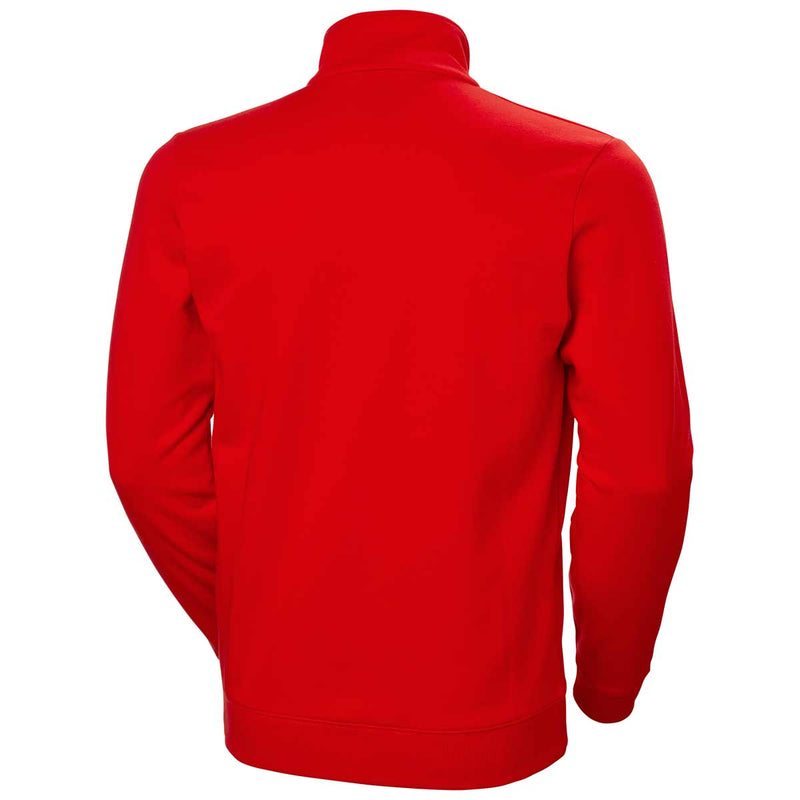 Helly-Hansen-Manchester-Zip-Sweatshirt-Alert-Red-Rear