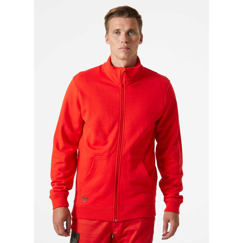     Helly-Hansen-Manchester-Zip-Sweatshirt-Alert-Red-onbody