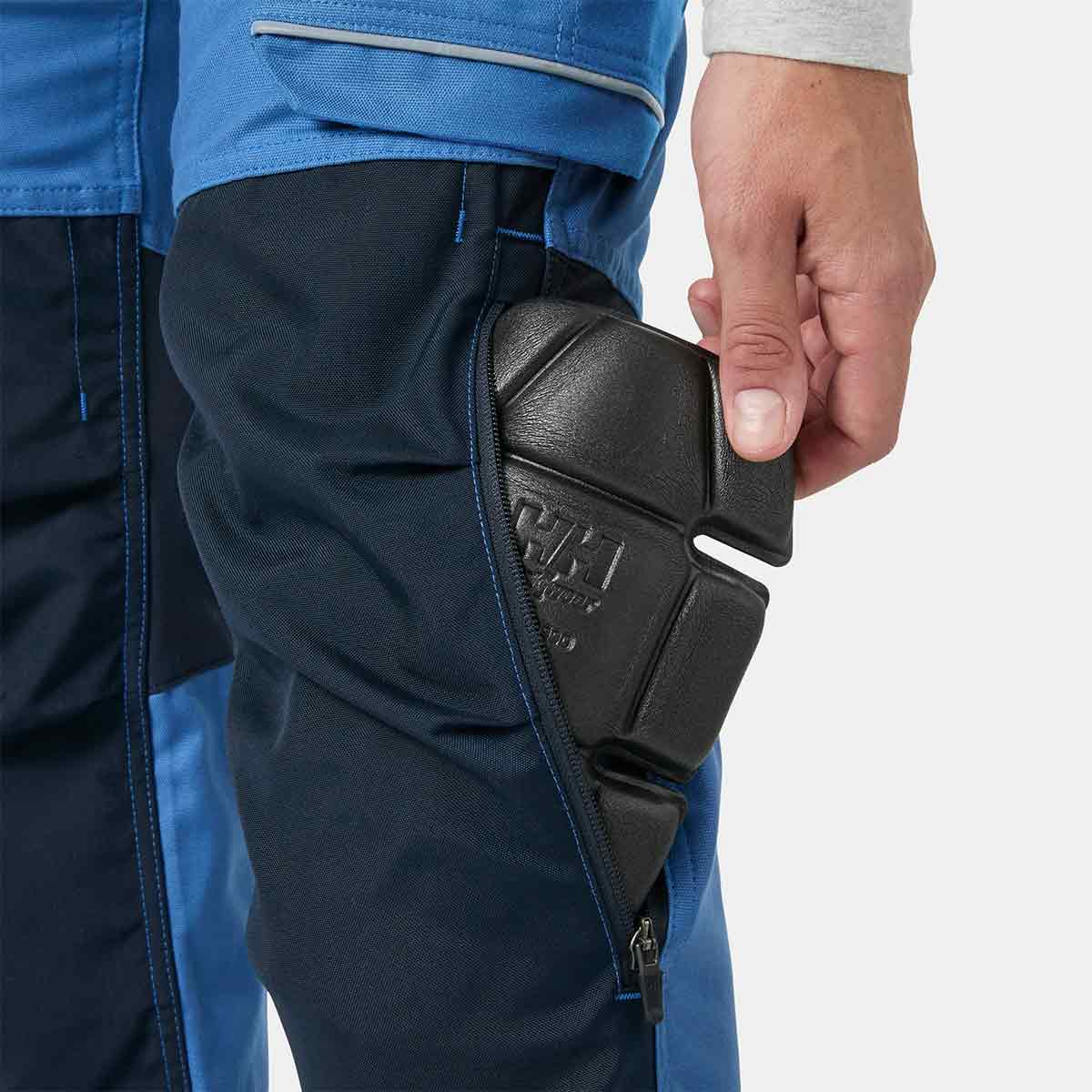 Helly Hansen Oxford 2.0 HH Connect™  Bib Pant - Navy/Stone Blue - Knee Pads