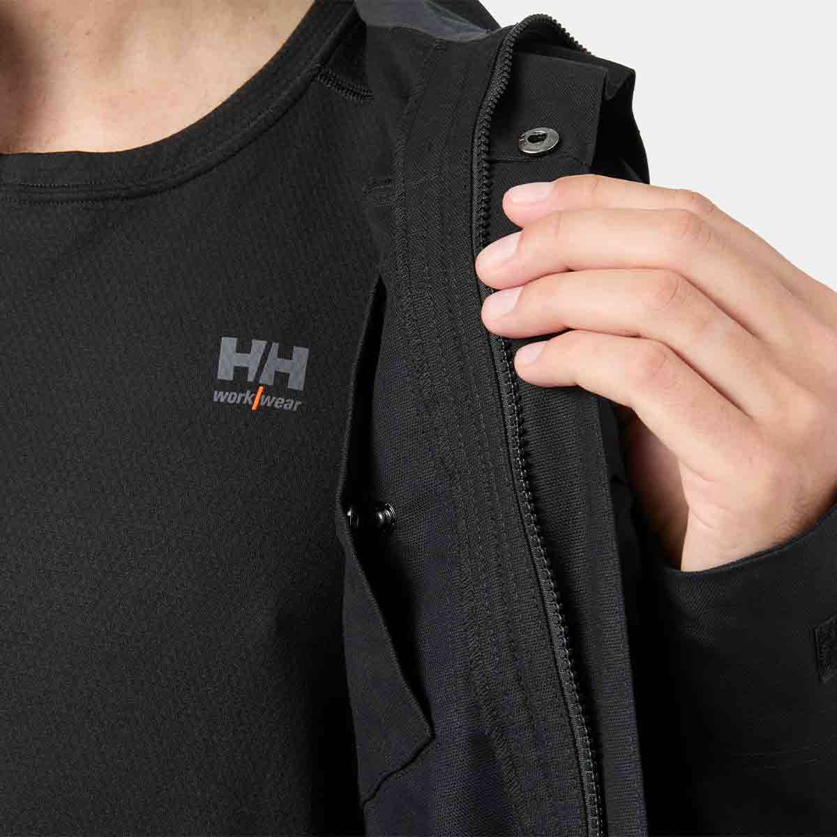 Helly Hansen Oxford 2.0 Work Jacket - Black - Zip