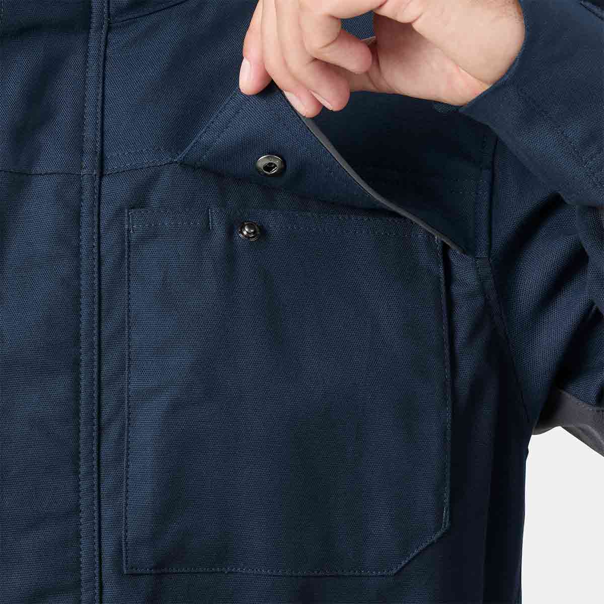 Helly Hansen Oxford 2.0 Work Jacket - Navy/Ebony - Chest Pocket