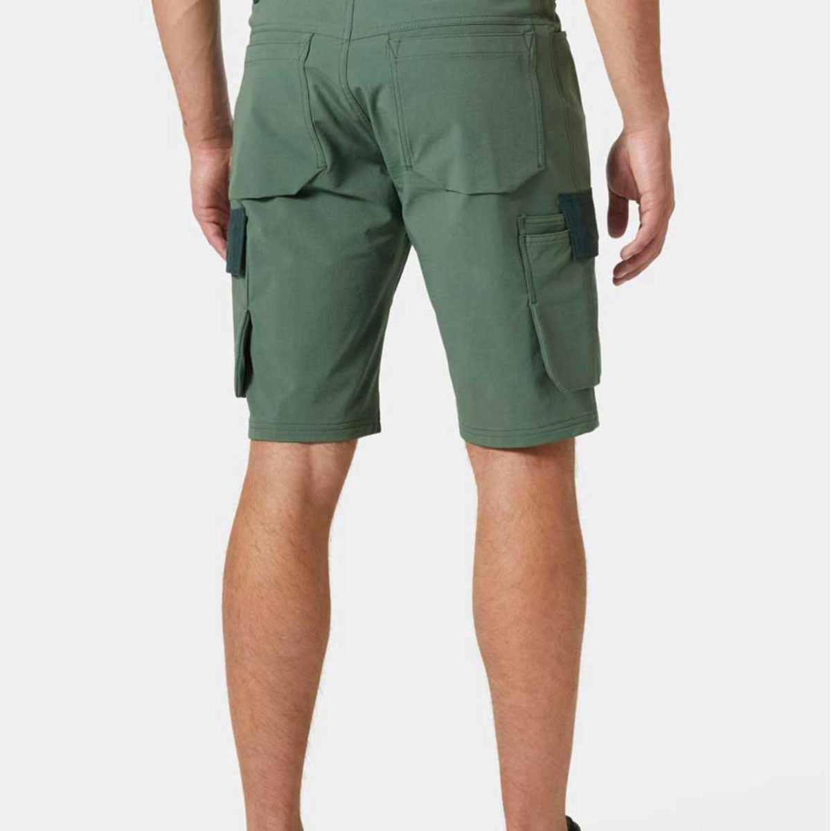 Helly Hansen Oxford 4X Cargo Shorts - Spruce - Rear