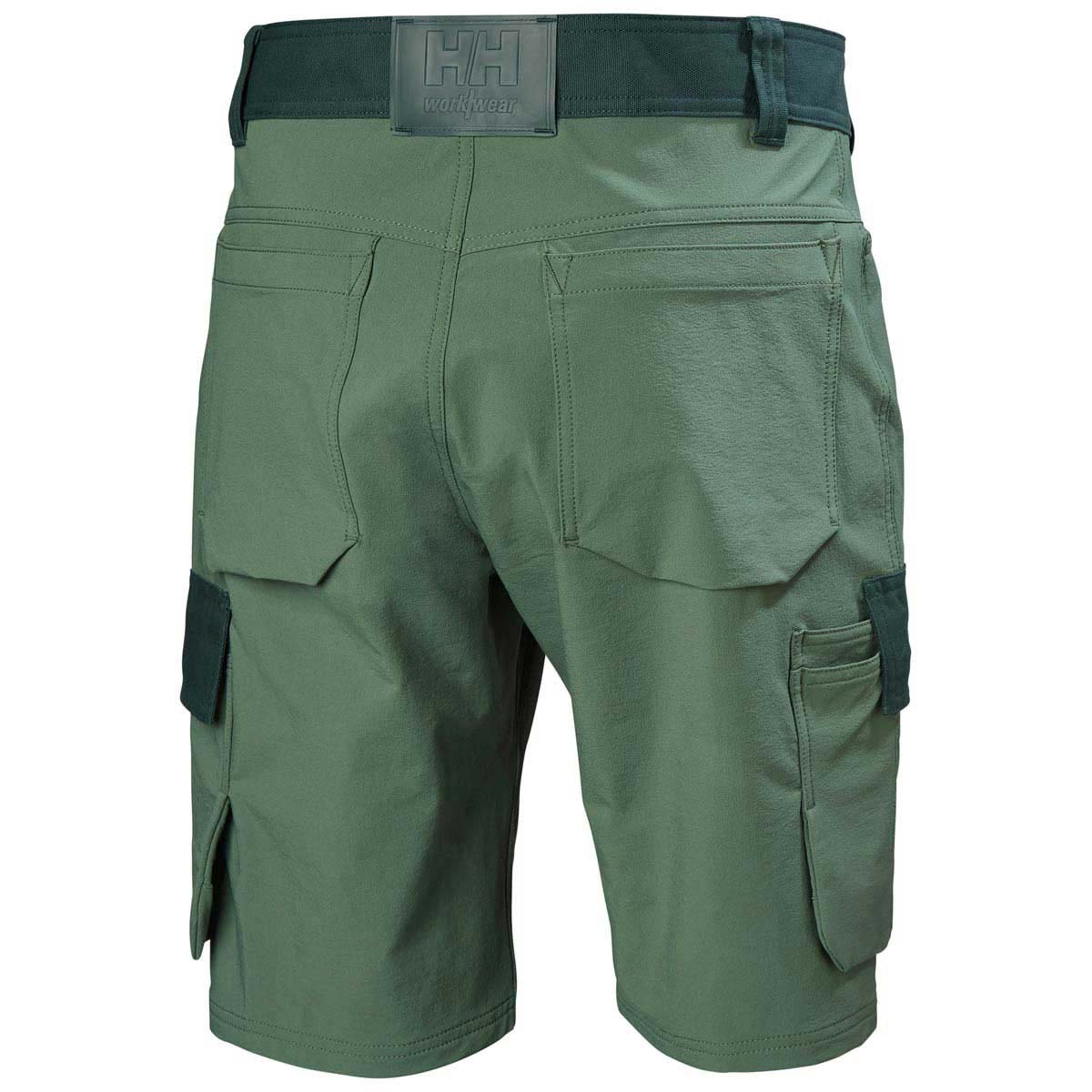 Helly Hansen Oxford 4X Cargo Shorts - Spruce - Rear