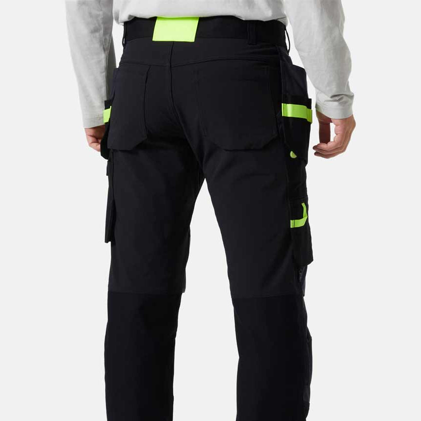     Helly-Hansen-Oxford-4X-Construction-Pant-Black-Ebony-Rear-lifestyle