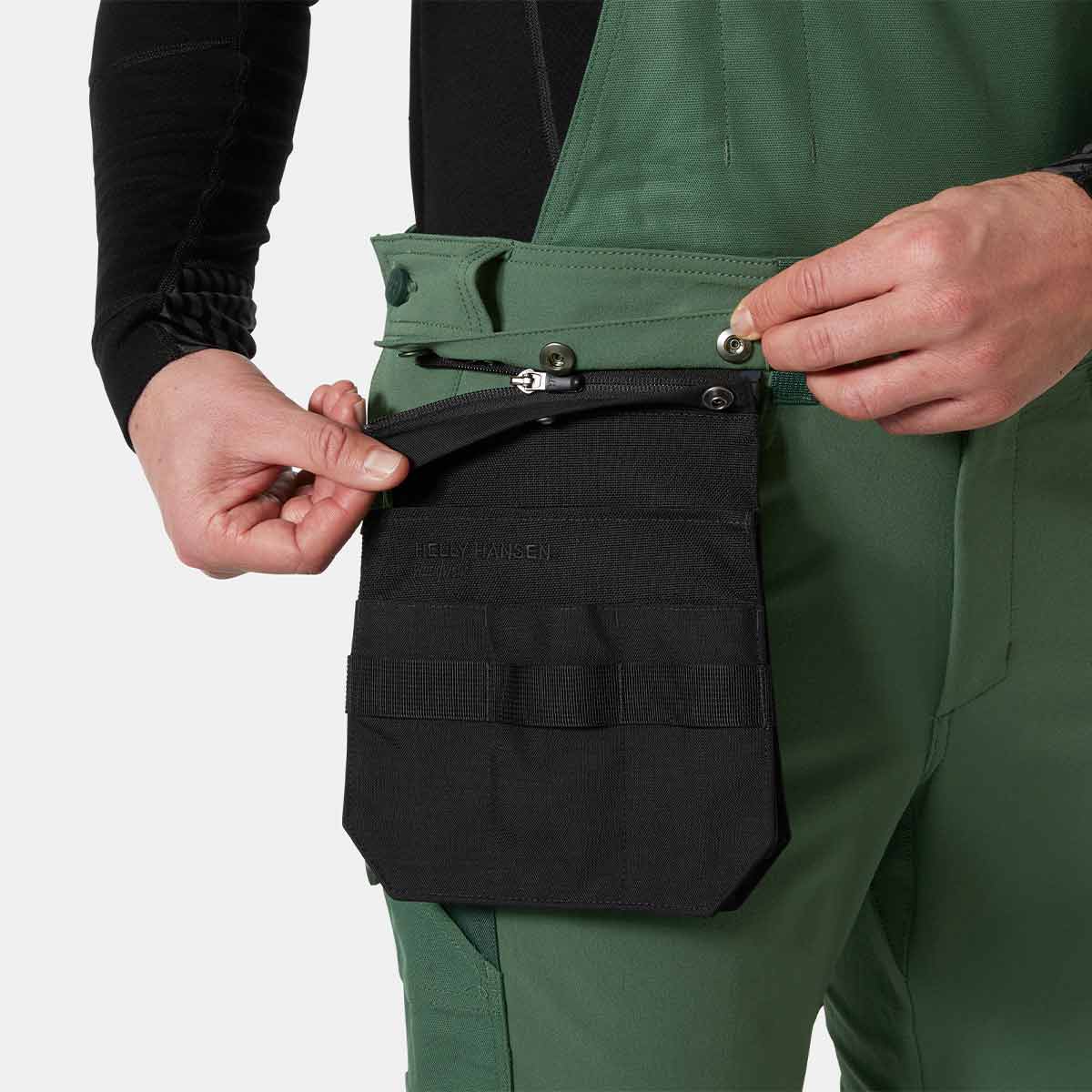 Helly Hansen Oxford 4X HH Connect™  Bib Pant - Spruce/Darkest Spruce - Connect Pocket