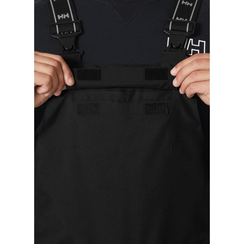 Helly Hansen Oxford Shell Cargo Bib Trousers - Front pocket Detail